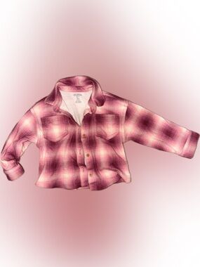 OshKosh B'gosh Pink Plaid Kids Top
